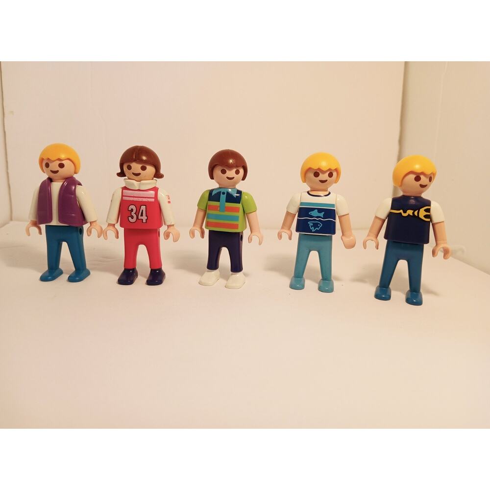 Playmobil Playground Playset Of 5 Boys Toy 1995 Imaginative Play Pack #195